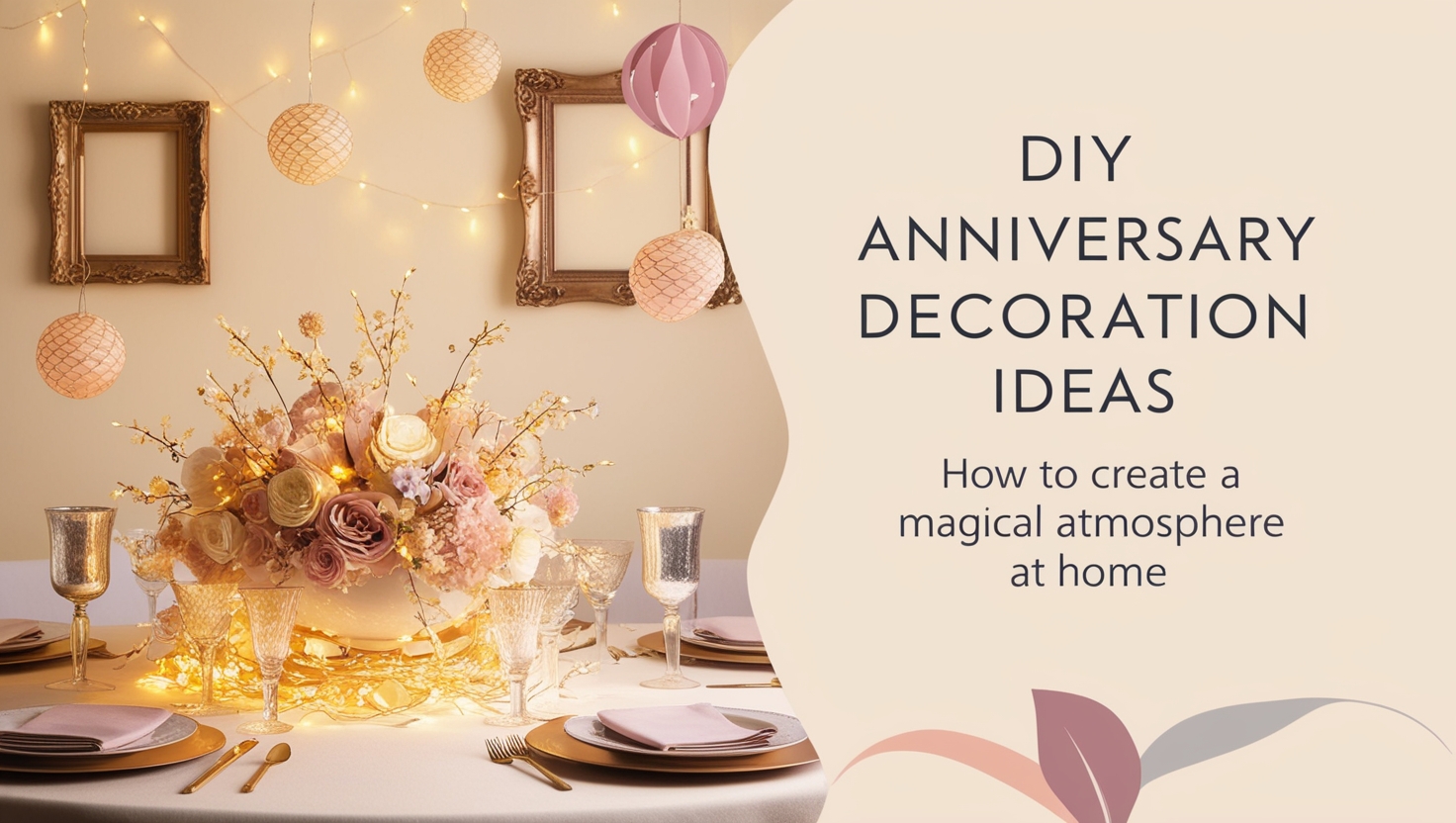 Anniversary Decoration Ideas