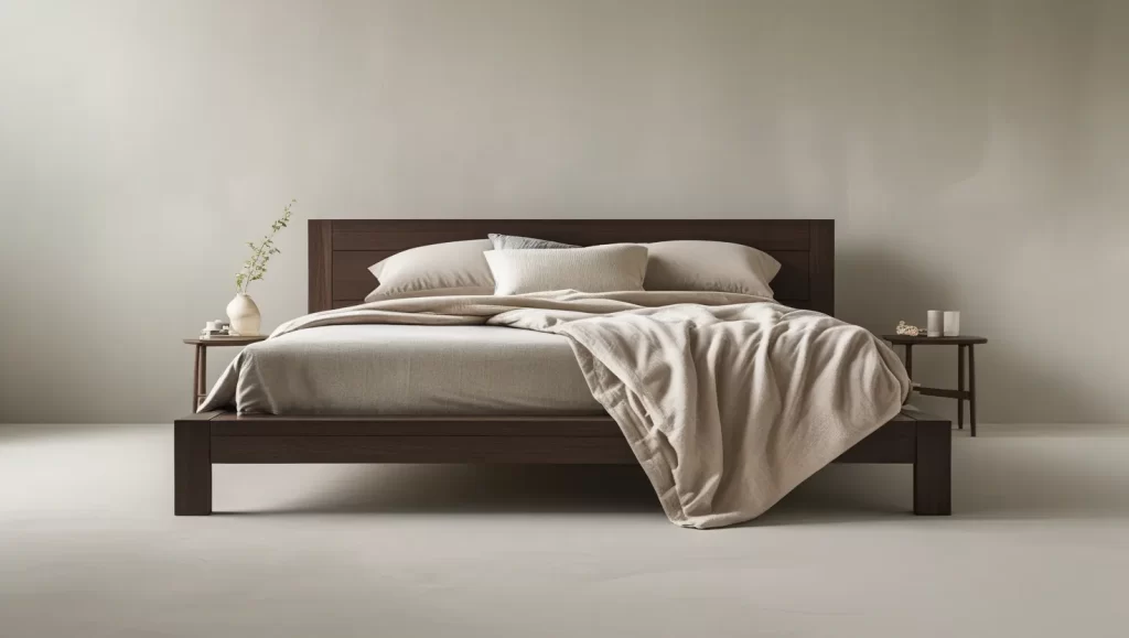 Bed Frame Queen Wood Platform