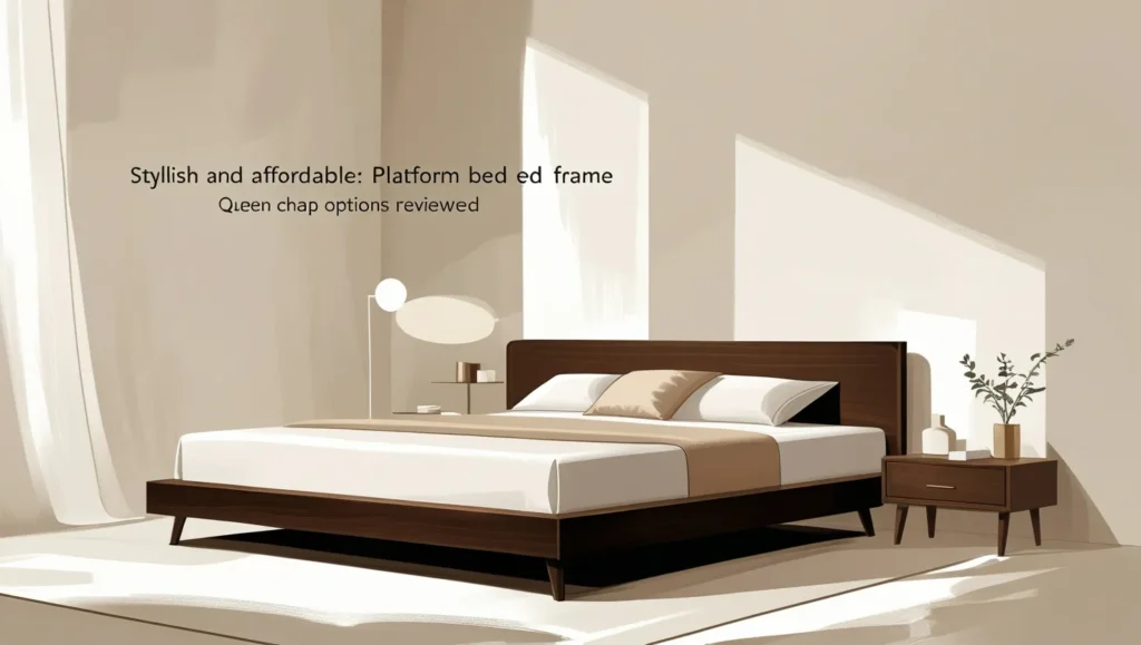 Platform Bed Frame Queen Cheap
